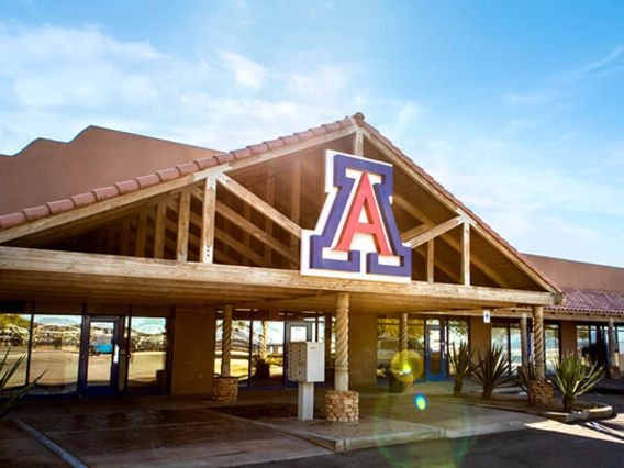 Near You Network building sign for UArizona