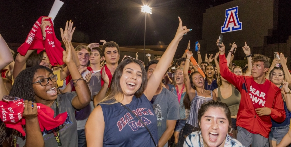 Group of UArizona students