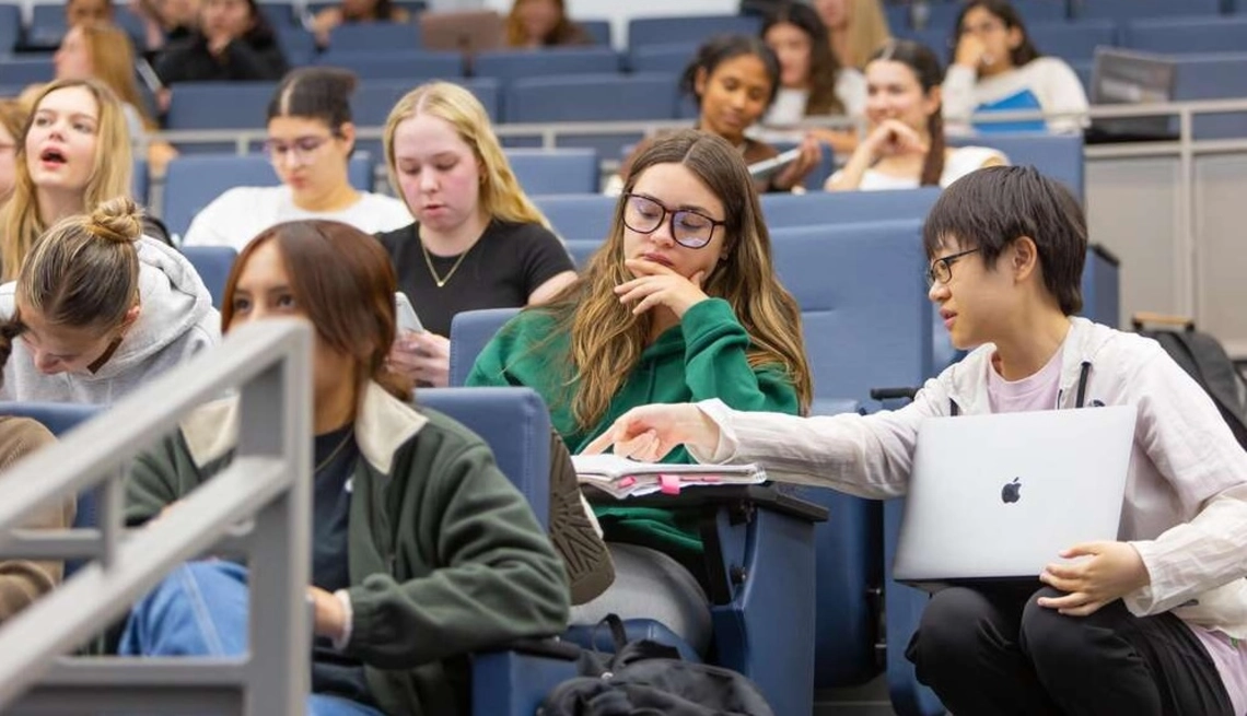 Group of students in a classroom