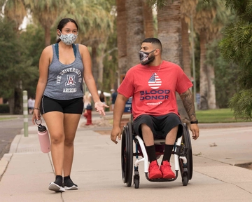 two University of Arizona students